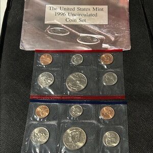 1996 Uncirculated Coin Set